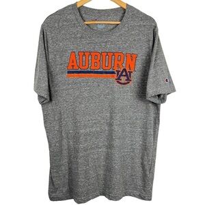Auburn University Tigers Champion Heathered Grey T-Shirt Size XL